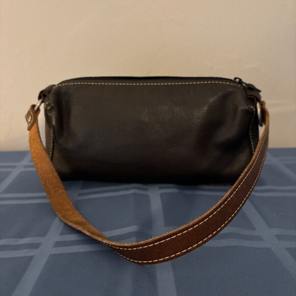 Harley Davidson Brown Leather Mini Shoulder Bag - Picture 3 of 9